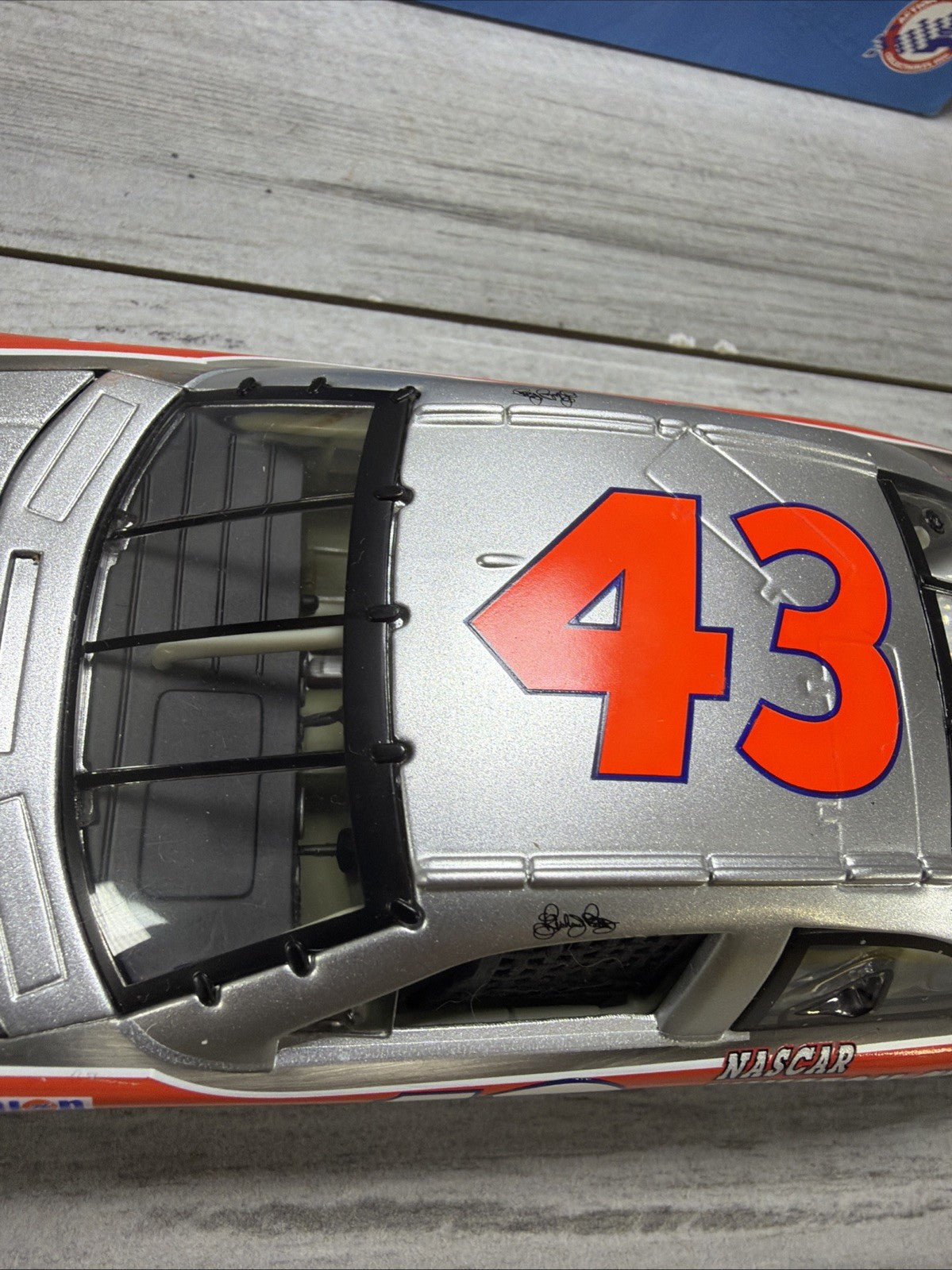 SIGNED RICHARD PETTY #43 THE VICTORY LAP 7X CUP 1:24 CHAMPION 2003  1 Of 504 COA7