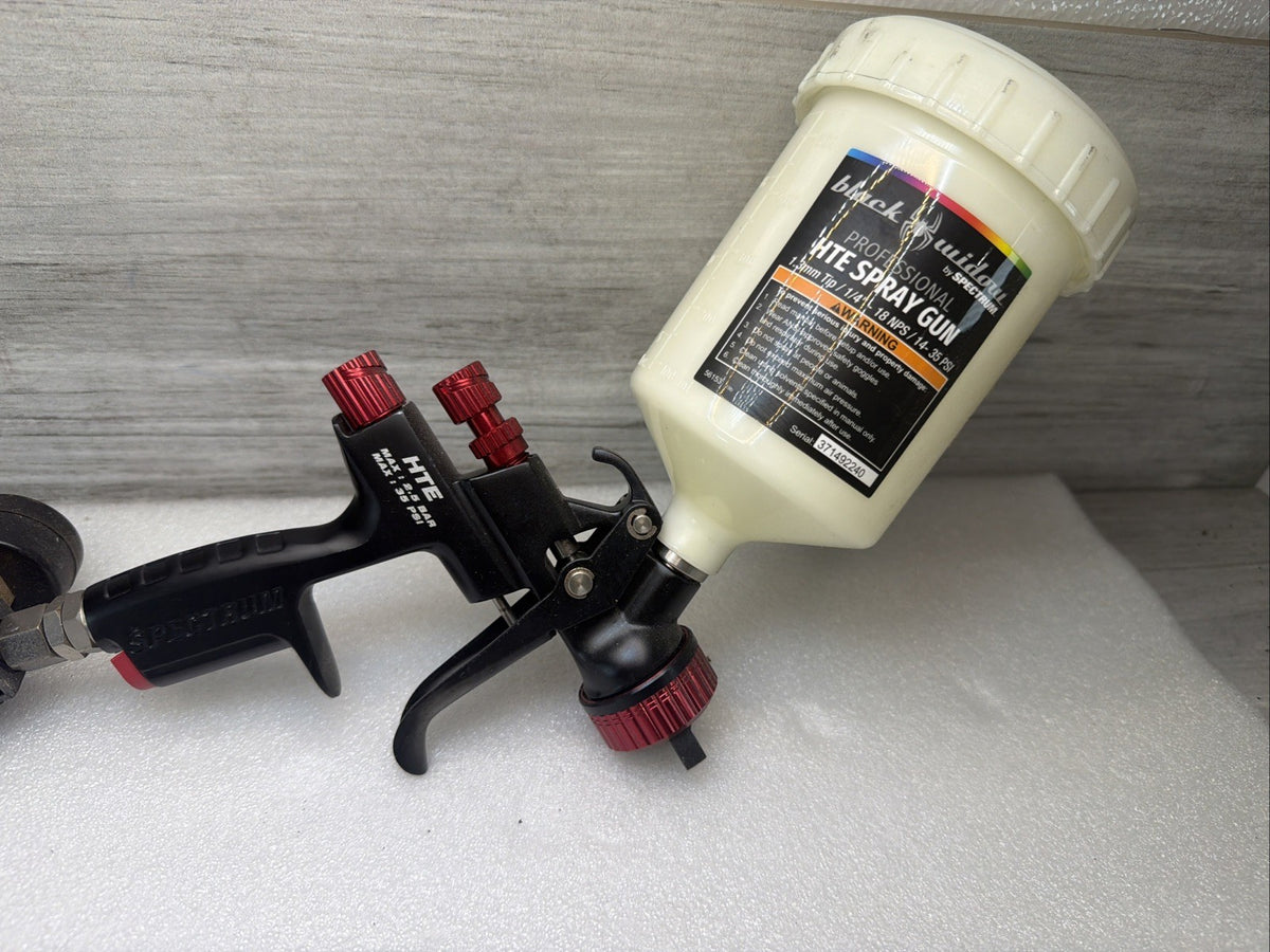 Black Widow by Spectrum Professional HTE Gravity-Feed Spray9