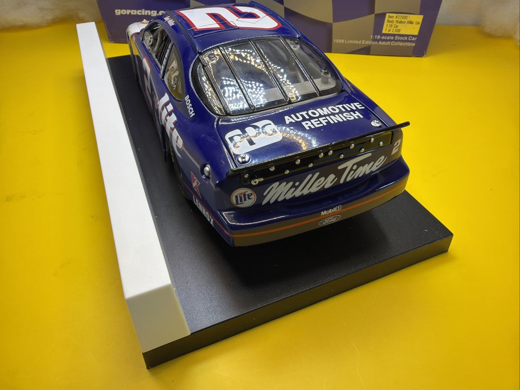 Action  #2 Rusty Wallace Miller Lite 1999 Nascar Taurus 1:18 Scale  1/2508  LE9
