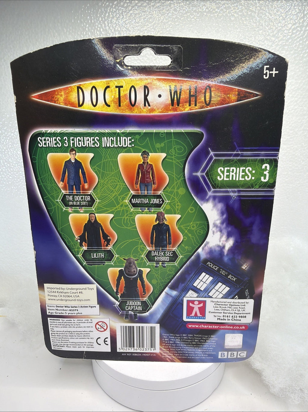 1996 Doctor Who Judoon Trooper New In Yellowing Package. See Pics Series 36