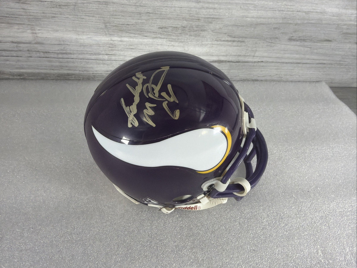 RANDEL MCDANIEL Signed MN  Vikings Mini Helmet NO COA PLEASE READ,AUTHENTIC2