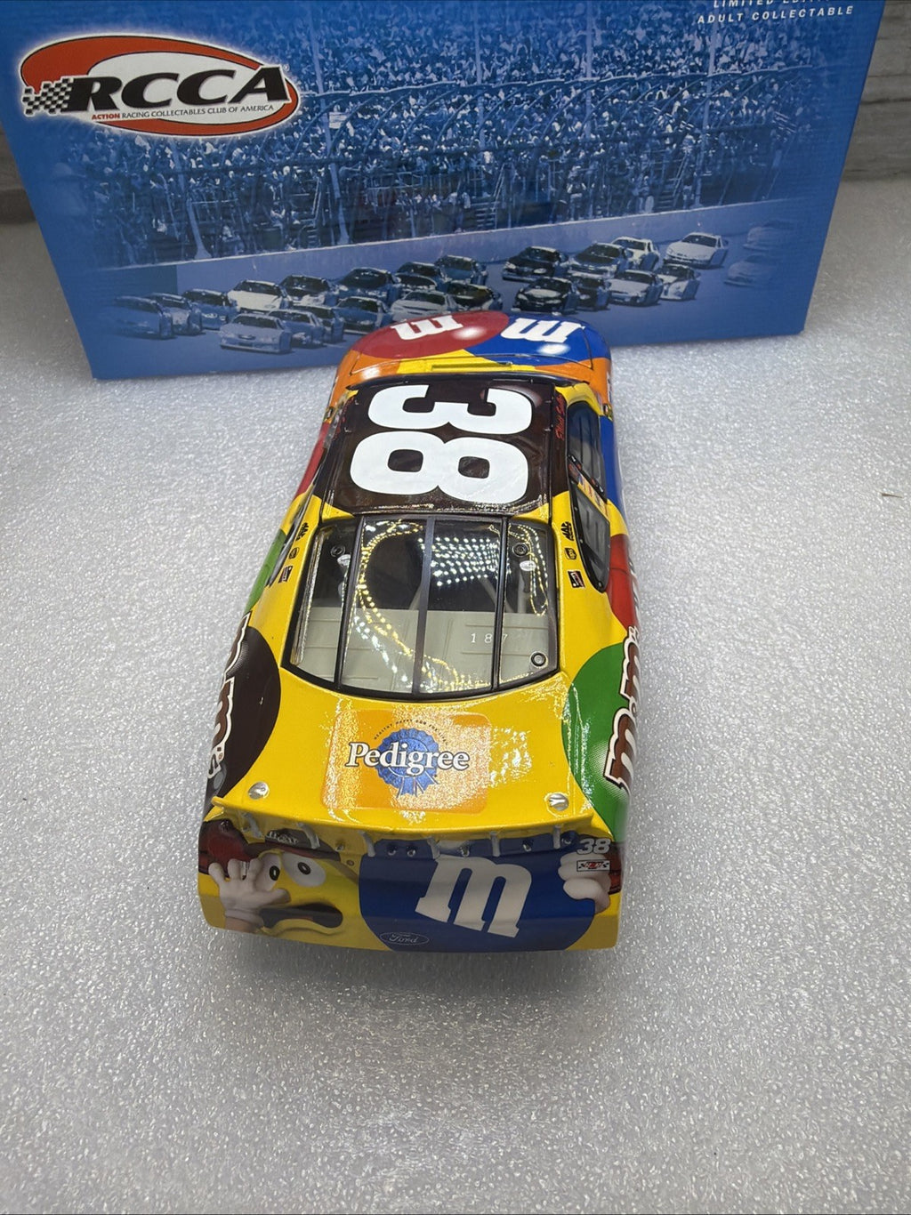 ACTION RCCA Elliott Sadler #38 M&M's 2004 Taurus Club Car 1 of 300 P/N 4023377