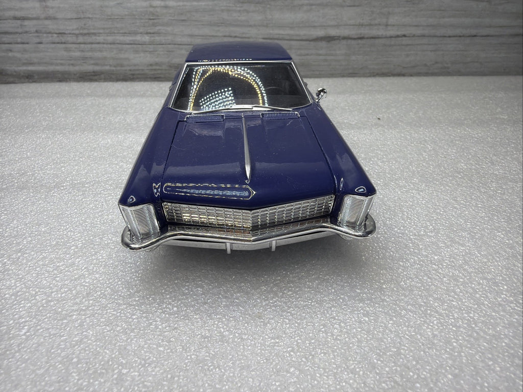 1965 BUICK RIVIERA GRAND SPORT HARD TOP WELLY 24072 1/24 DIECAST CAR BLUE NO BOX3