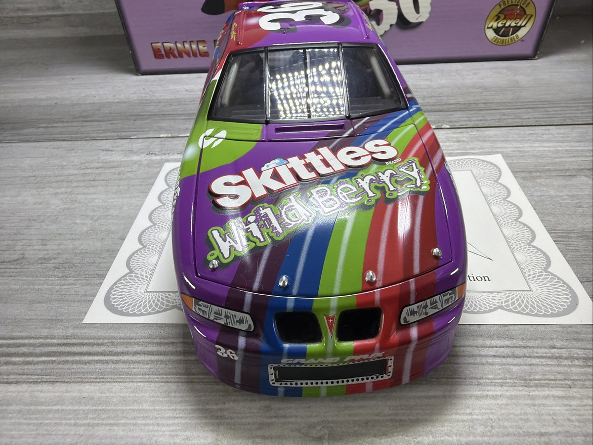 REVELL Ernie Irvan 1998 Wild Berry Skittles Pontiac 1/18 Scale 1 of 3120 New6