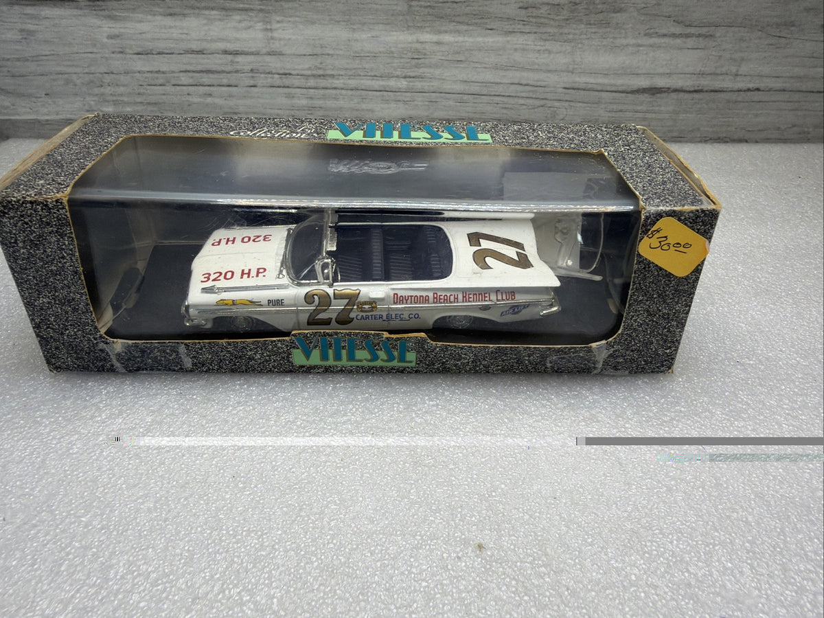 Vitesse 1959 Chevy Impala #27 Junior Johnson - Daytona Beach Club  - 1:43 Damage9