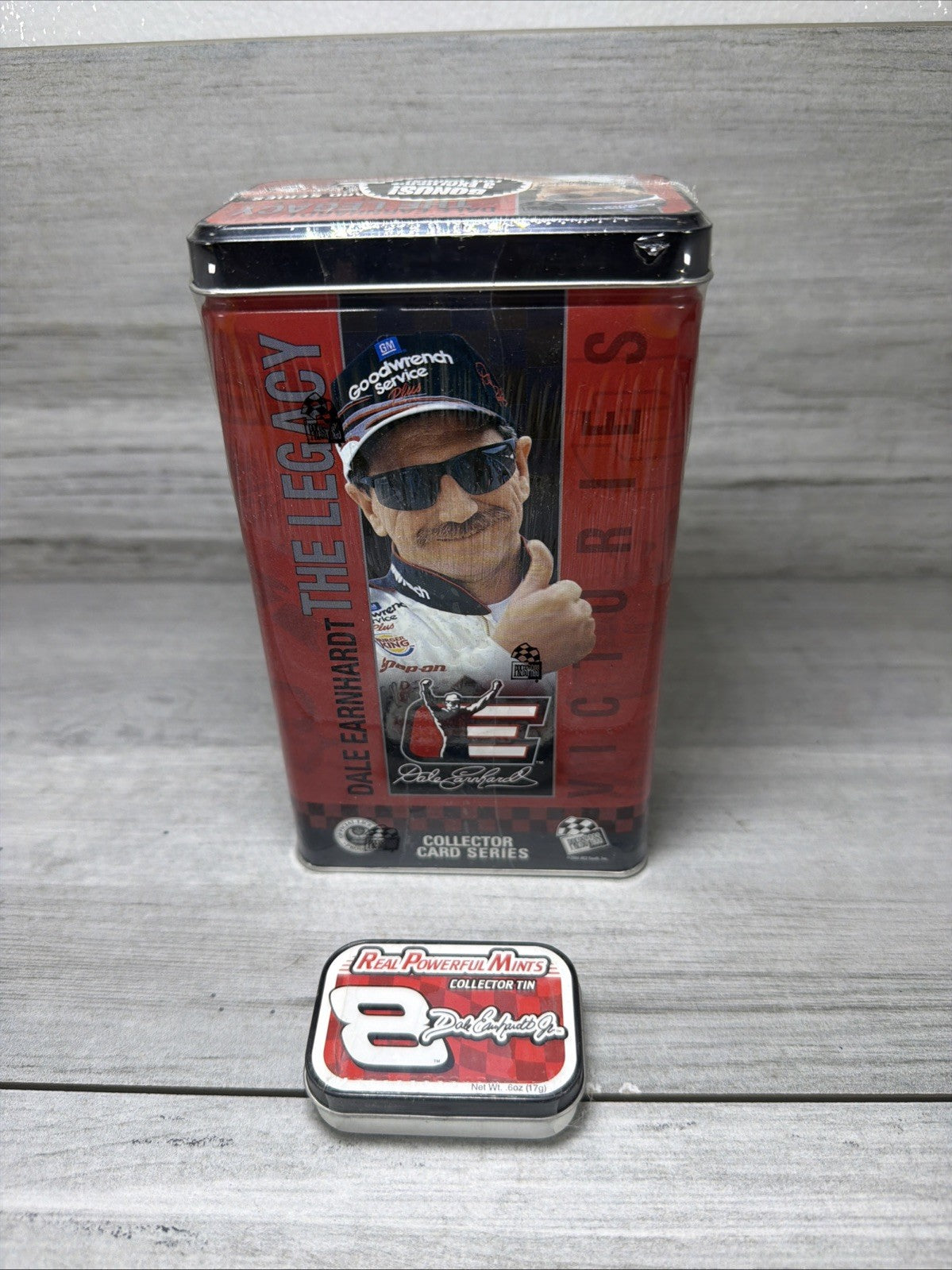 Dale Earnhardt VTG 2004 The Legacy Collector Card Series Tin + Jr  mints Sealed3