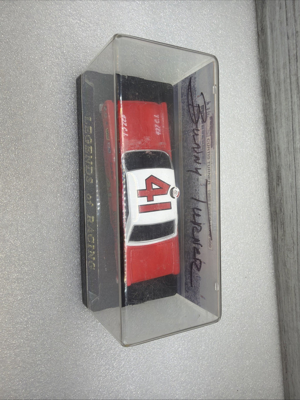 Legends of Racing 1/43 scale diecast Curtis Turner #41  1965 Ford Galaxie Signed2