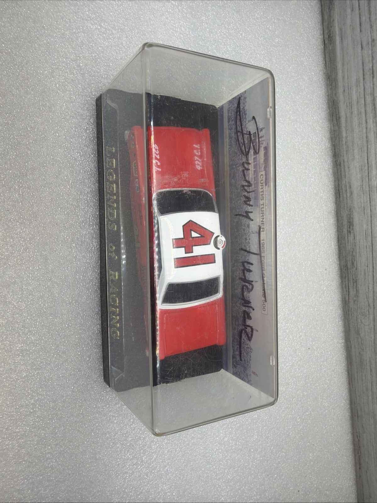 Legends of Racing 1/43 scale diecast Curtis Turner #41  1965 Ford Galaxie Signed2
