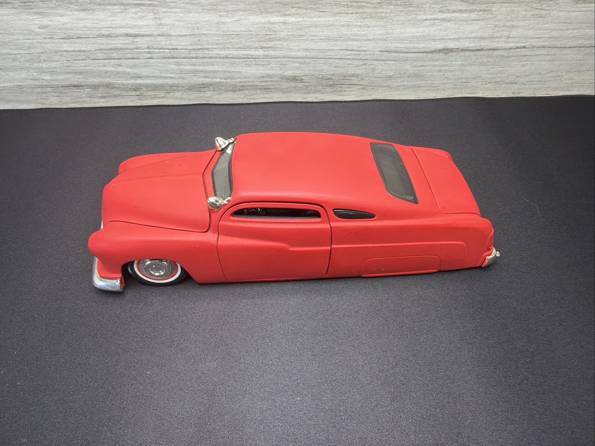 V Rare Jada 1/24 Scale Diecast 1951 Lincoln Mercury  FLAT RED  Old Skool NO BOX8