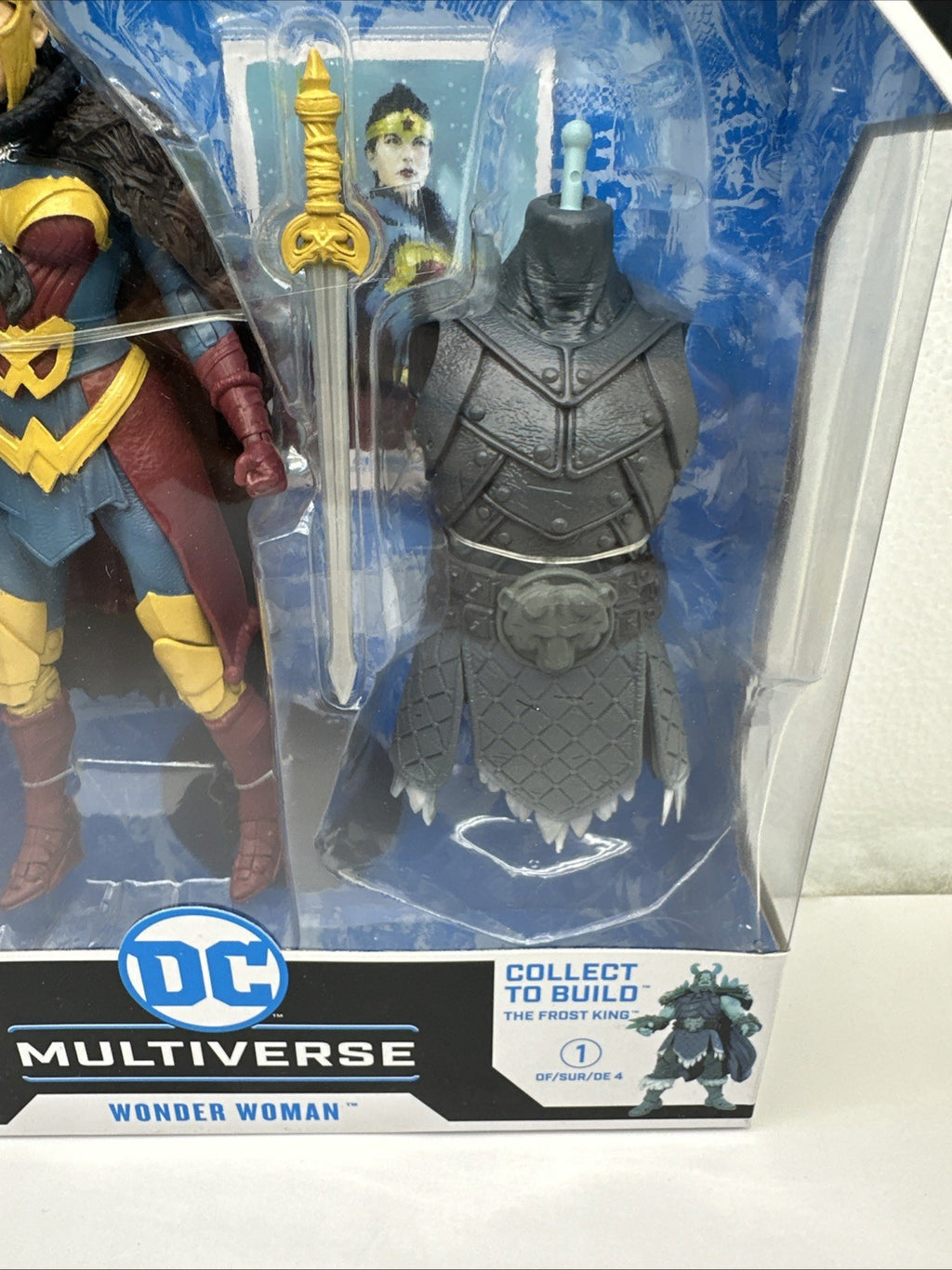 McFarlane Endless Winter Wonder Woman * BAF Frost King 7-Inch Figure Fac Sealed 2