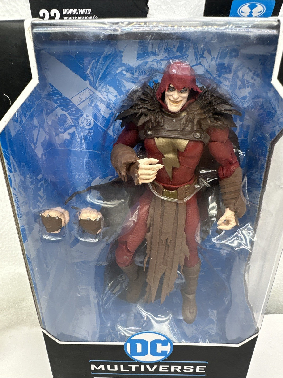 KING SHAZAM McFarlane DC Multiverse 7" Figure New With Tag Damage1