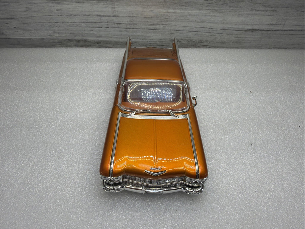 JADA 1/24 DUB CITY RARE ORANGE 1959 CADILLAC COUPE DE VILLE VERY NICE  NO BOX4