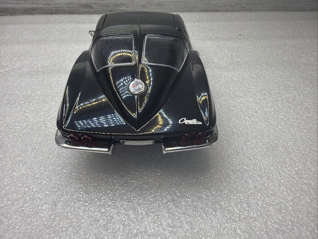 1963 Chevrolet Corvette C2 1/24 Scale Diecast Metal Model - Black No Box  Nice9