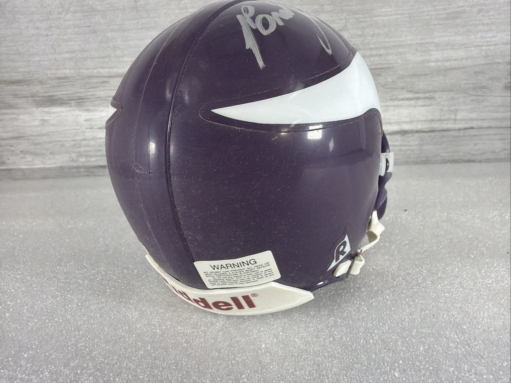 BRAD JOHNSON Signed Minnesota Vikings Mini Helmet NO COA PLEASE READ,AUTHENTIC7