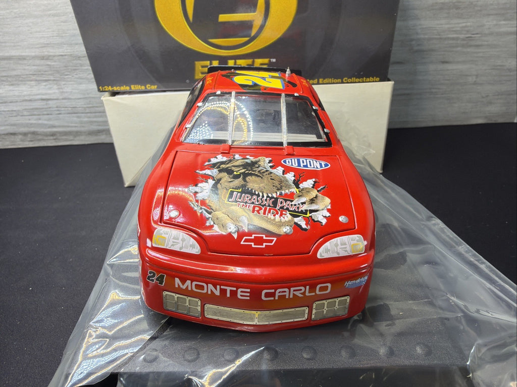 Action 1/24 Jeff Gordon #24 DuPont Jurassic Park 1997 Monte Carlo Elite LE STAND6