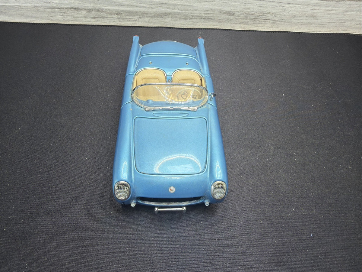 Franklin Mint 1955 Chevrolet Corvette 1:24 Diecast Model Car Blue6