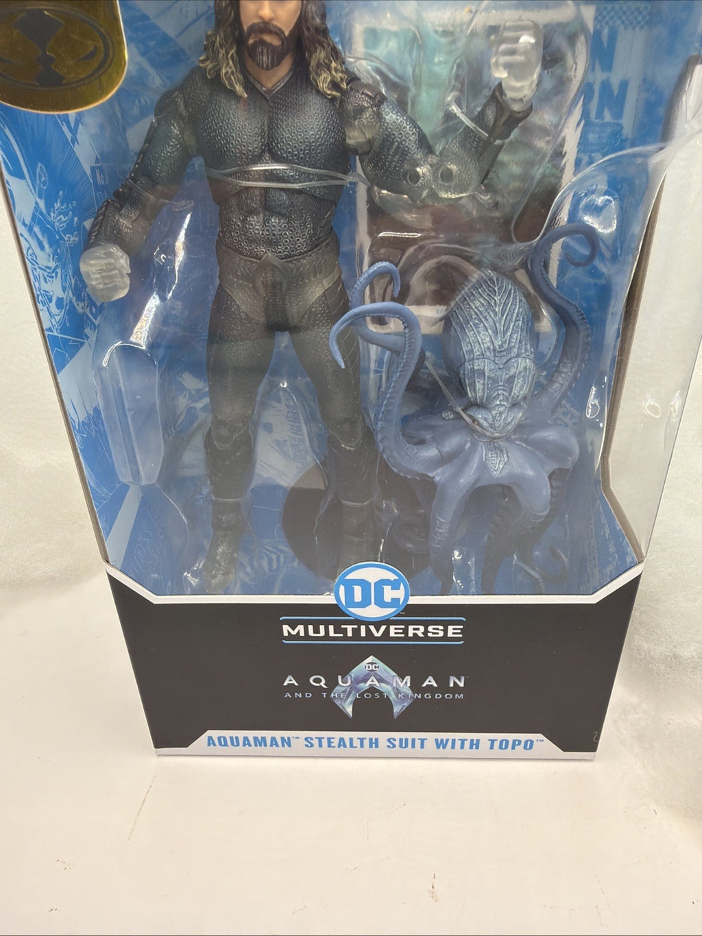 McFarlane DC Multiverse Aquaman Stealth Suit ( Lost Kingdom) Figure New GOLD3