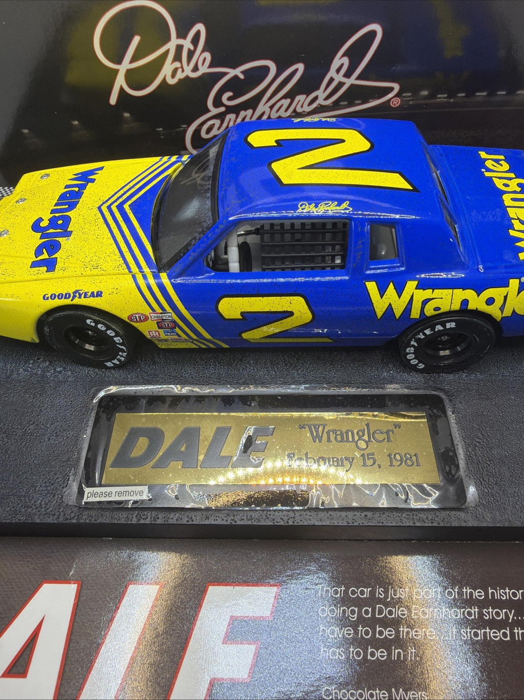 Dale Earnhardt Dale The Movie #2 Wrangler 1981 Grand Prix Car 2/12 LTD EDITION2