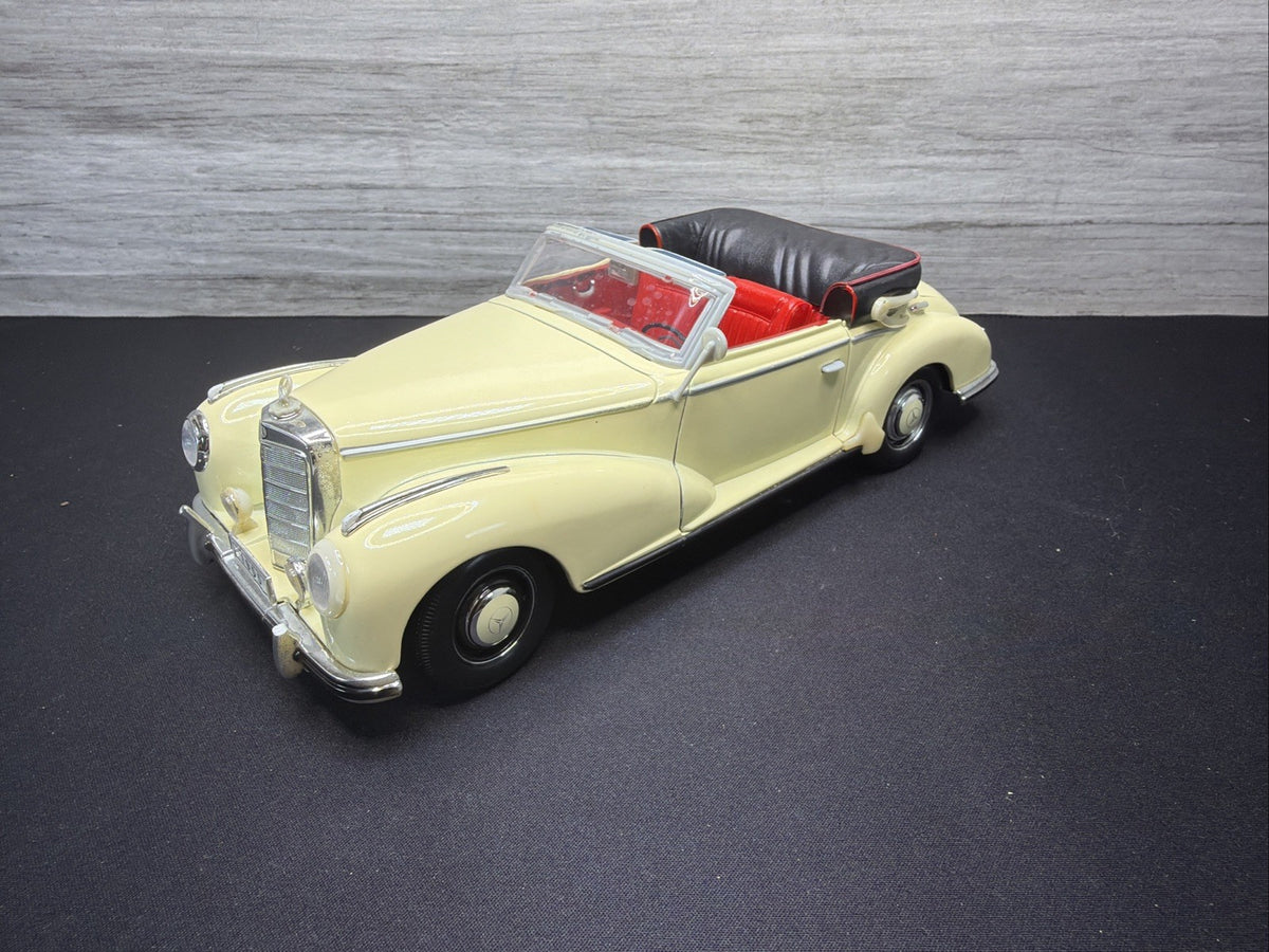 RARE Welly 1955 Black Mercedes-Benz 300s Die-Cast 1:18 Convertible NO BOX6
