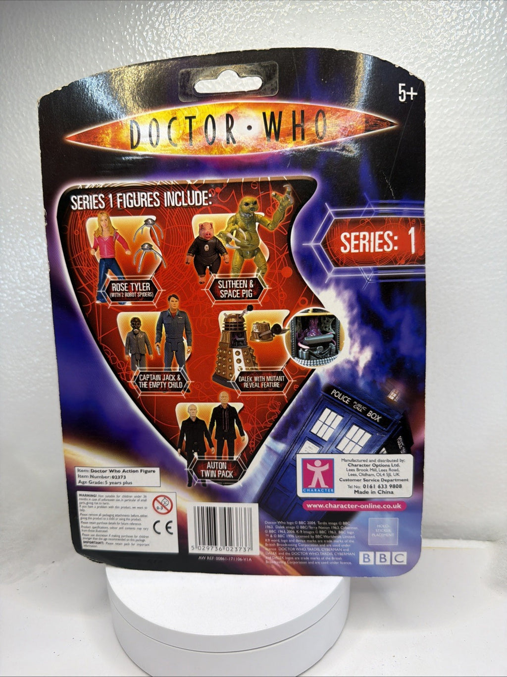 BBC Doctor Who- 10th Doctor- Rose Tyler w/Robot Spiders Action Figure- Series 17