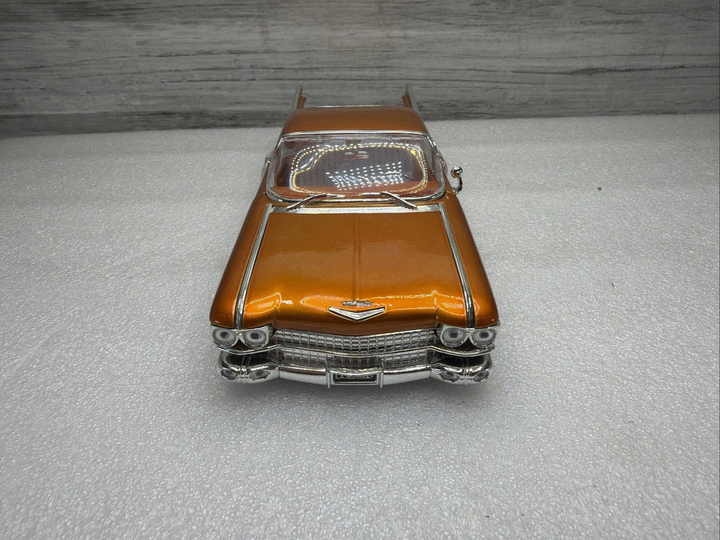 JADA 1/24 DUB CITY RARE ORANGE 1959 CADILLAC COUPE DE VILLE VERY NICE  NO BOX3