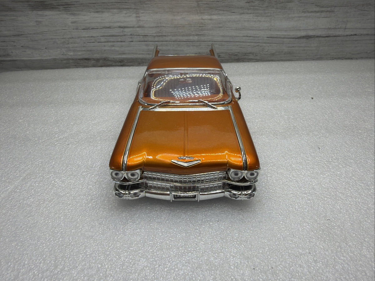 JADA 1/24 DUB CITY RARE ORANGE 1959 CADILLAC COUPE DE VILLE VERY NICE  NO BOX3