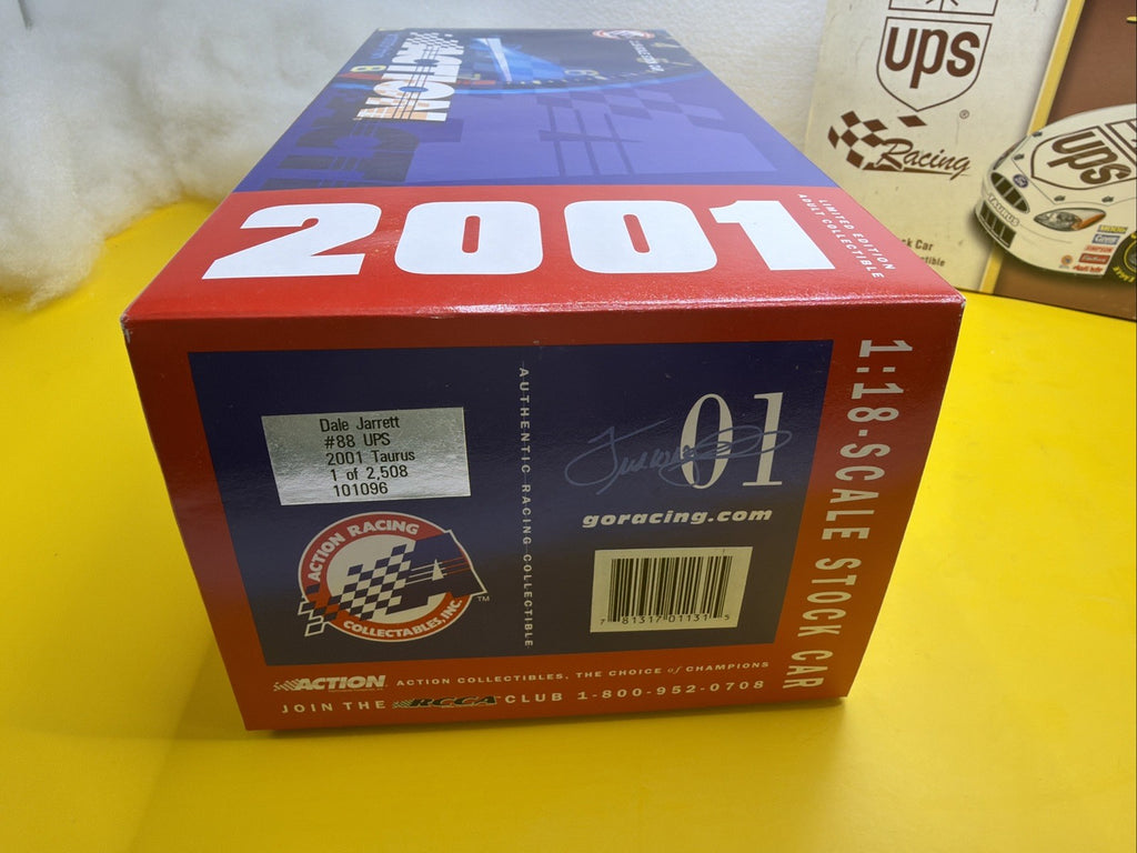 New Rare ACTION Dale Jarrett #88 2001 Ford Taurus UPS 1 / 2,508, 1:18 NASCAR15