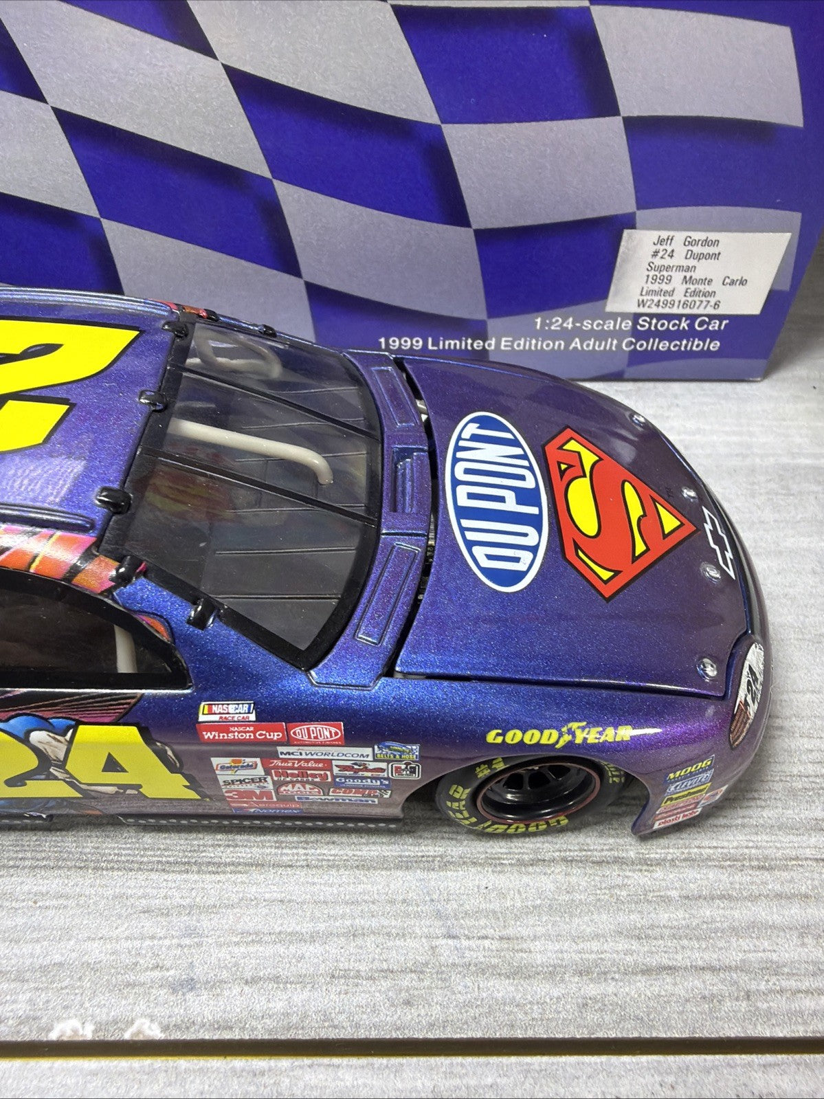 Action Jeff Gordon Dupont Superman Monte Carlo 1:24 Stock Car Limited Edition3