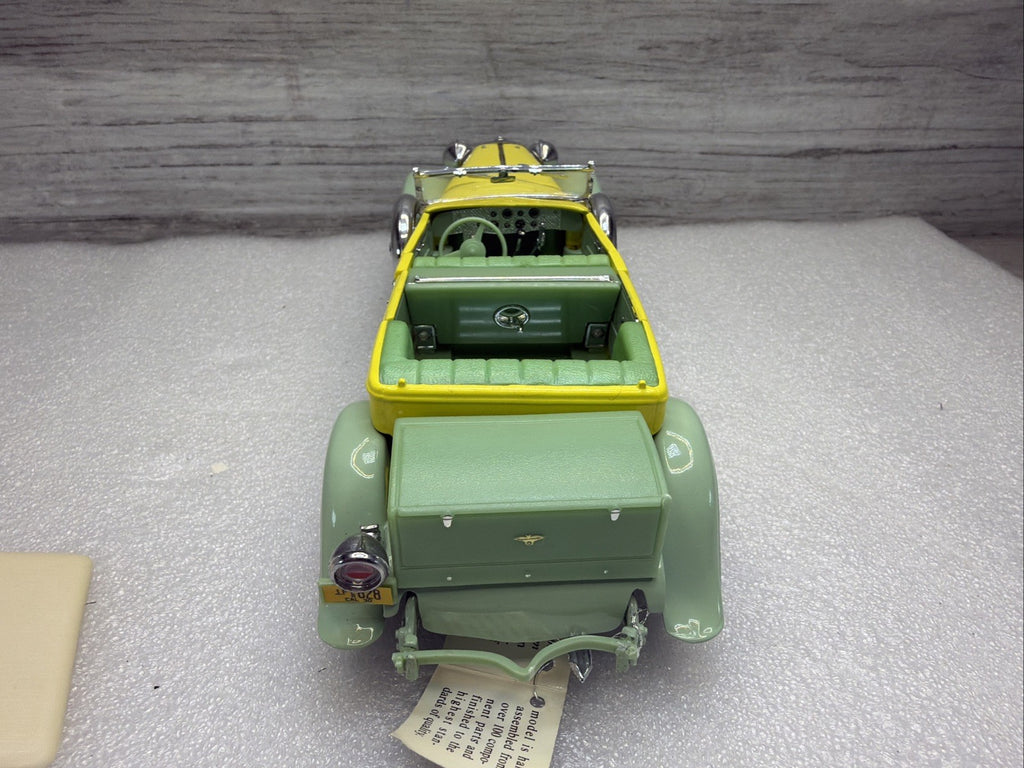 Franklin Mint 1930 Duesenberg J Derham Tourister 1:24 Diecast No Box See Pics9