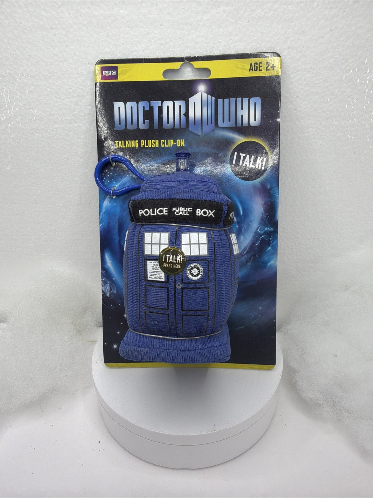 New Doctor Who Talking 4” Clip On Soft Plush Toy Tardis BBC TV Show Not Working0