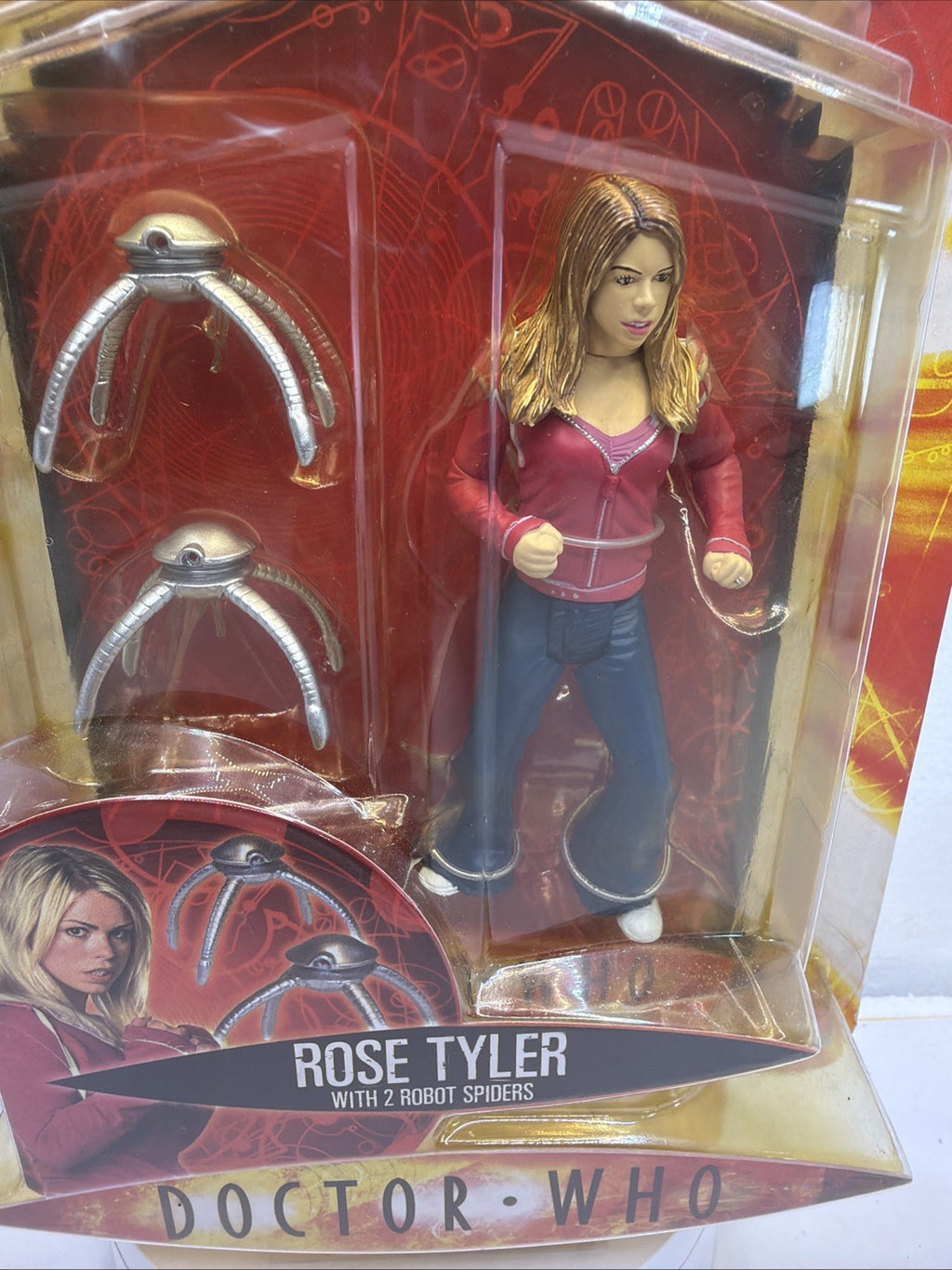 BBC Doctor Who- 10th Doctor- Rose Tyler w/Robot Spiders Action Figure- Series 13