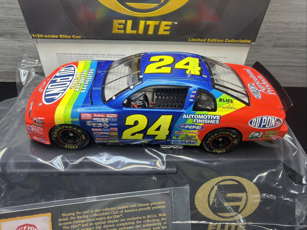 JEFF GORDON #24 DUPONT MILLION DOLLAR DATE 1997 MONTE CARLO  ELITE 1:24 W/BASE3