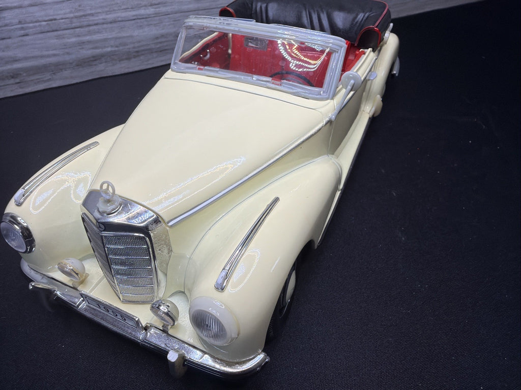RARE Welly 1955 Black Mercedes-Benz 300s Die-Cast 1:18 Convertible NO BOX9