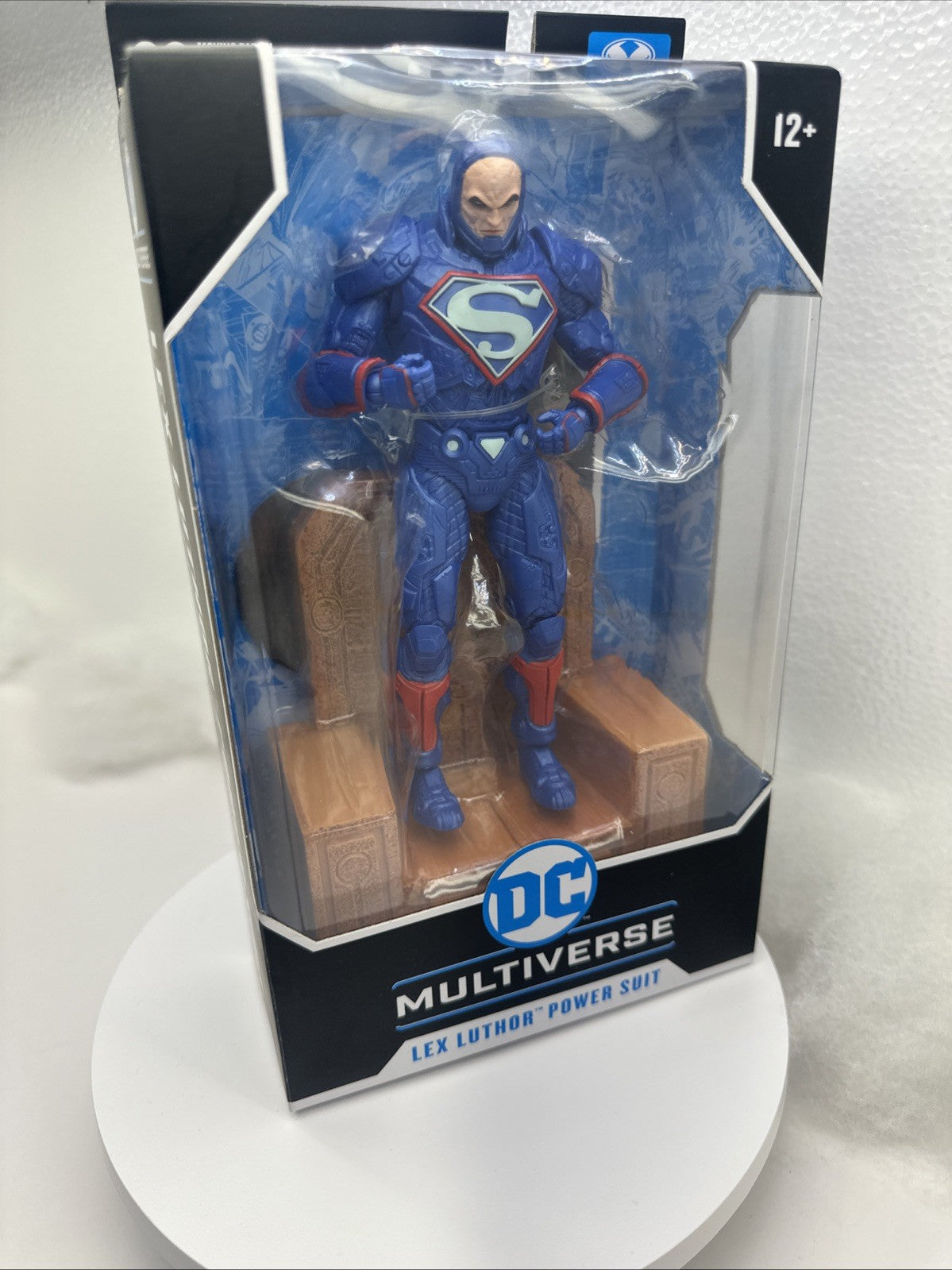 LEX LUTHOR McFarlane DC Multiverse Blue Power Suit & Throne 7" NEW Action Figure11