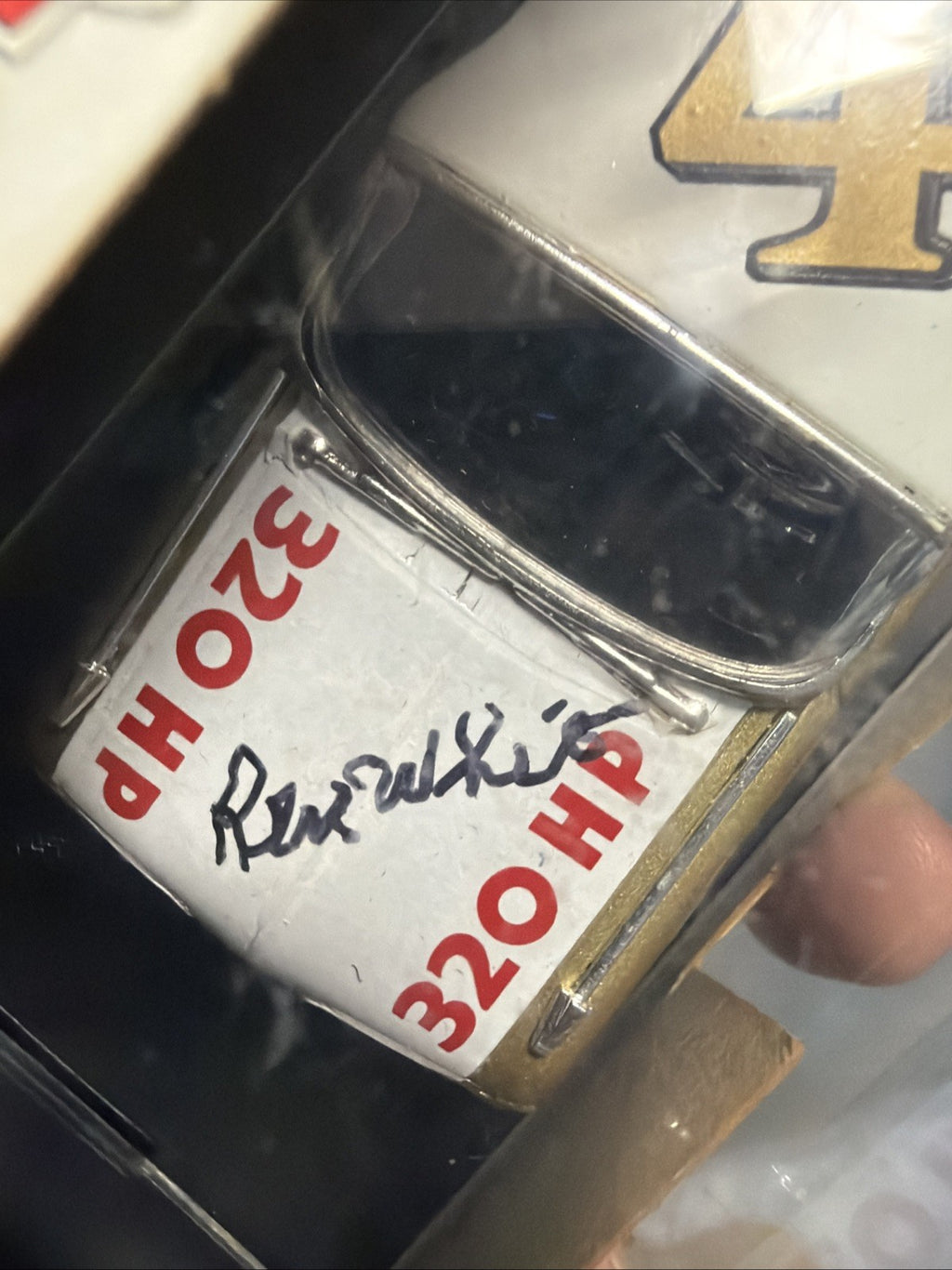 RARE QUARTZO  Rex White #4 Piedmont Chev  1959  diecast 1/43 SIGNED IN BOX8