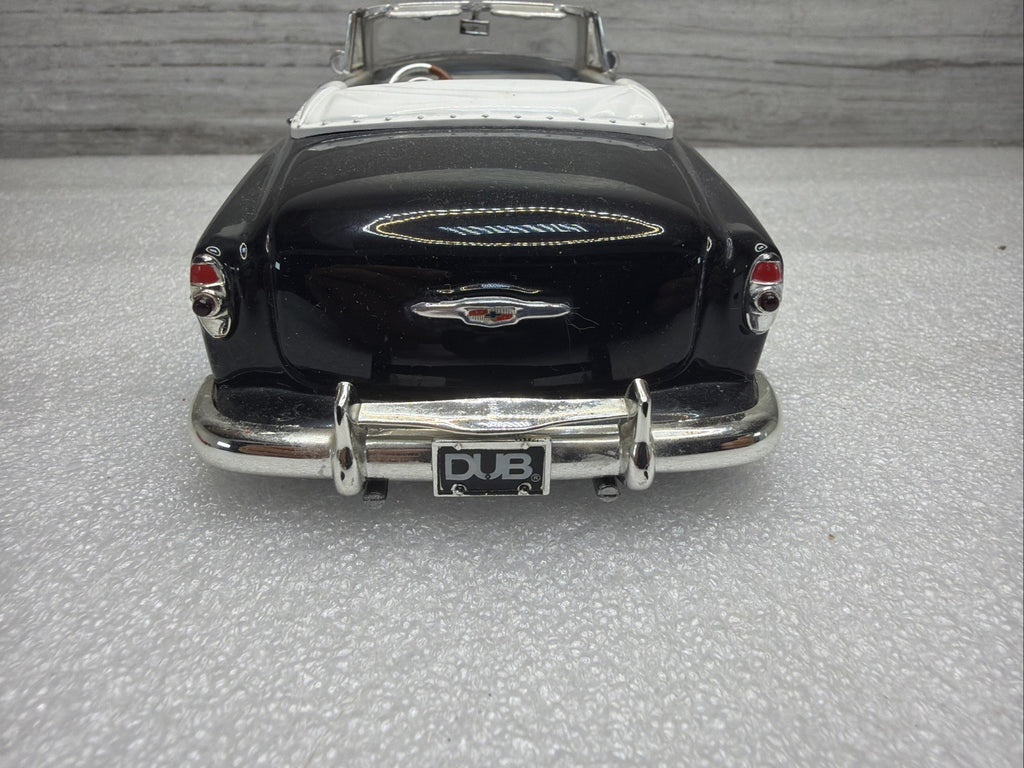 Jada Toys Dub Street Low 1:24 Scale BLACK 1953 Chevy Bel Air Convertible  NO BOX4