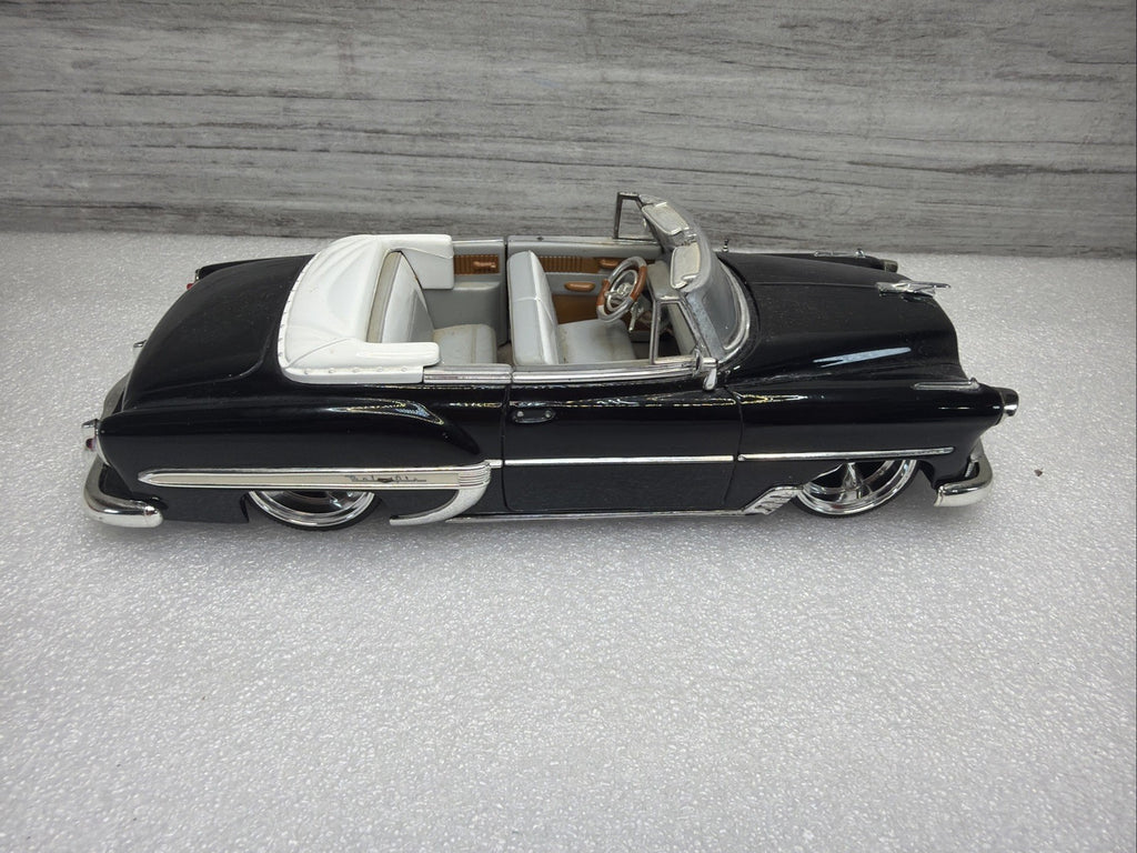 Jada Toys Dub Street Low 1:24 Scale BLACK 1953 Chevy Bel Air Convertible  NO BOX1