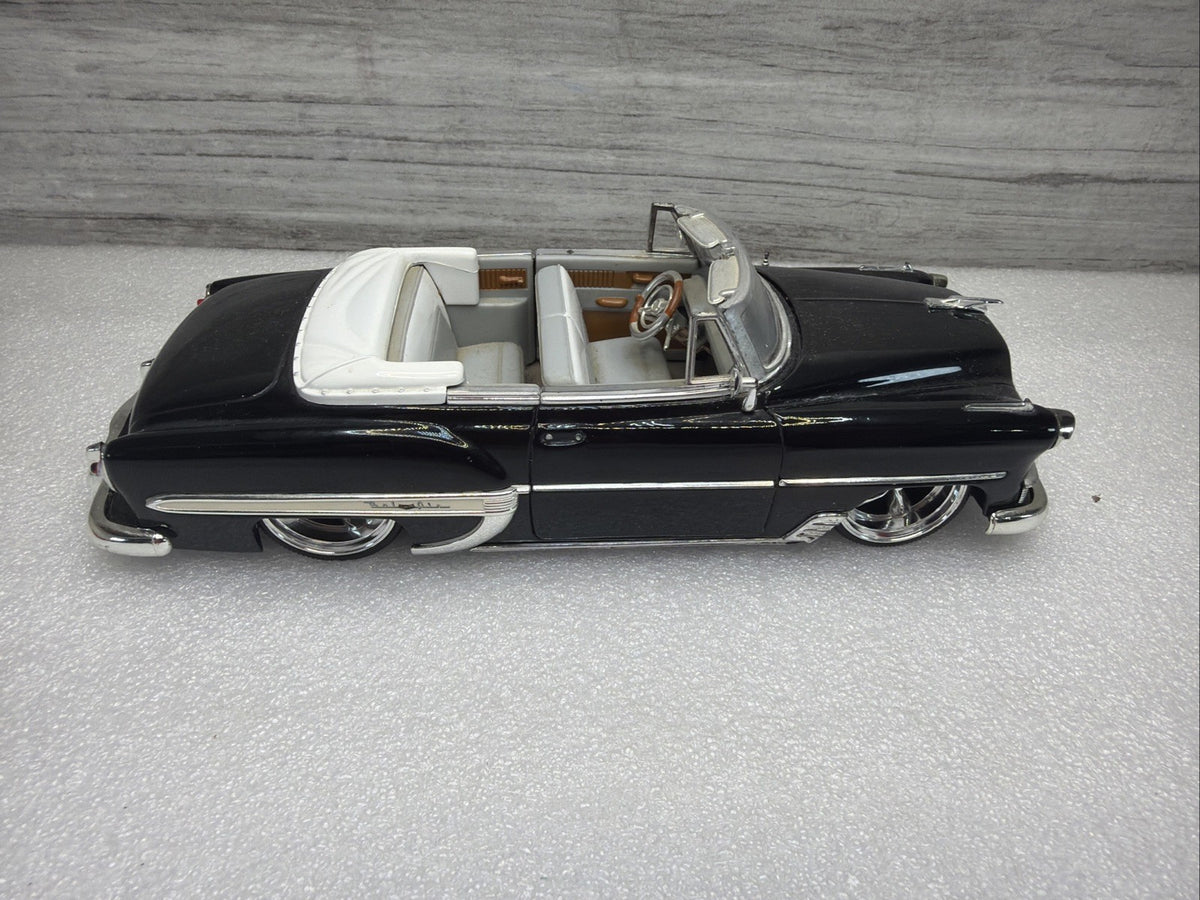 Jada Toys Dub Street Low 1:24 Scale BLACK 1953 Chevy Bel Air Convertible  NO BOX1