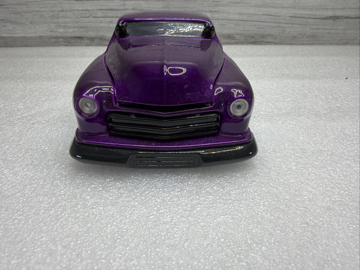 Jada Big Time Kustoms 1:24 Scale Purple 1951 Mercury Black Flames Nice No Box9