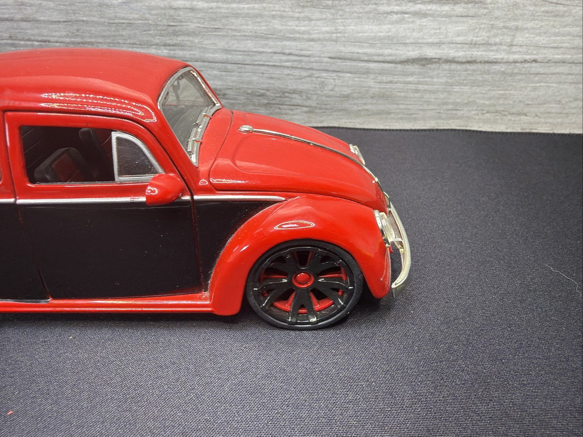 Jada Toys Big Time Kustoms 1959 VW Beetle 1:24 Diecast Red Black No. 923775