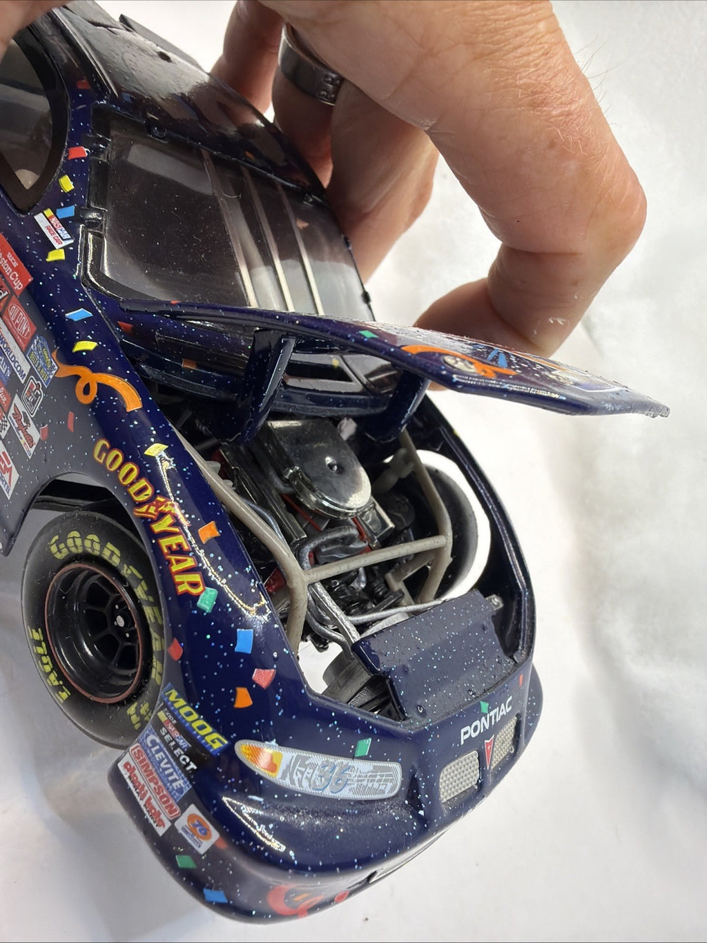 #36 Ernie Irvin M&M Millennium '99 Pontiac Elite Action 1:24  #796  Rare No Box4