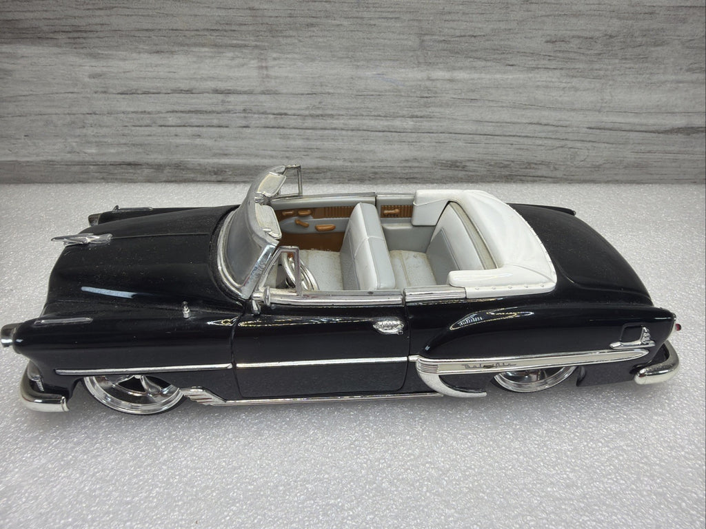 Jada Toys Dub Street Low 1:24 Scale BLACK 1953 Chevy Bel Air Convertible  NO BOX8