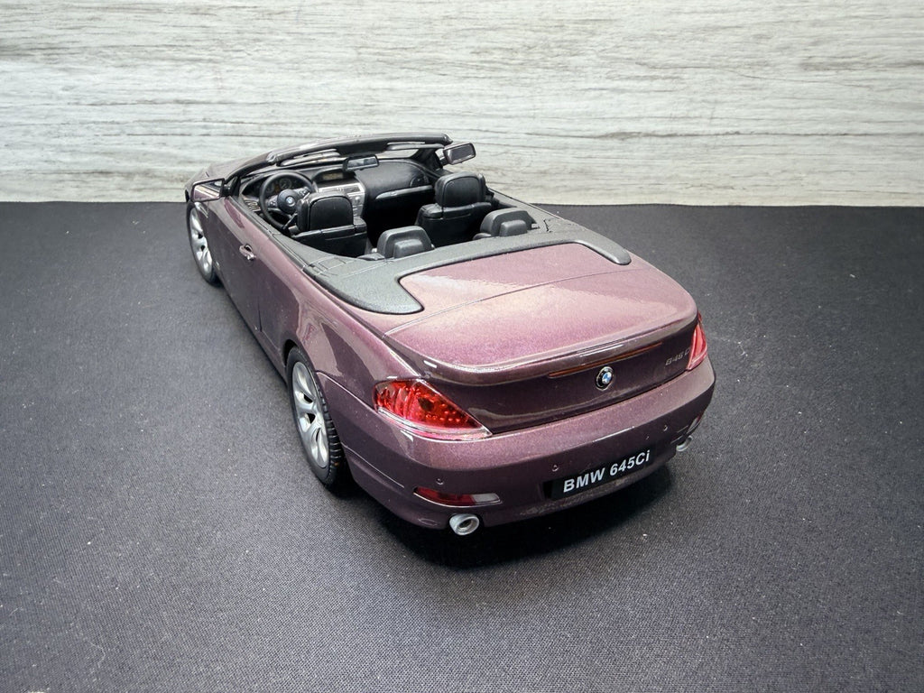 RARE Welly 1/18 BMW 645Ci Die-cast Car Model Collection burgundy No Box8