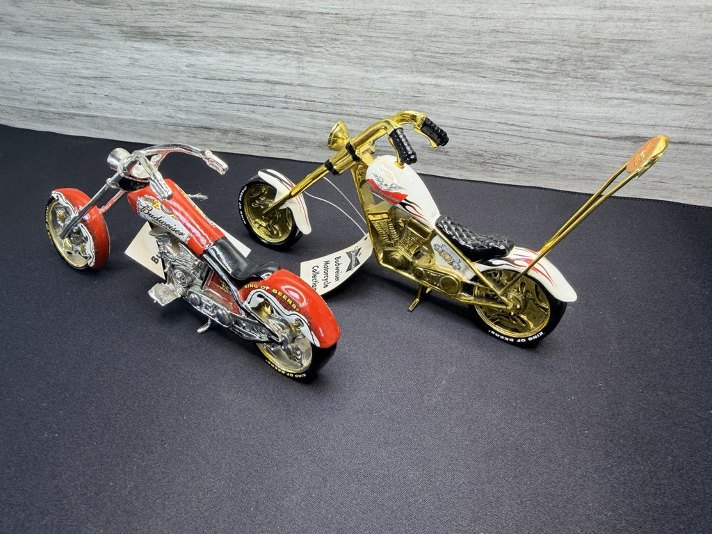 2 Budweiser Chopper Motorcycle Collectibles without box The Hamilton Collection10