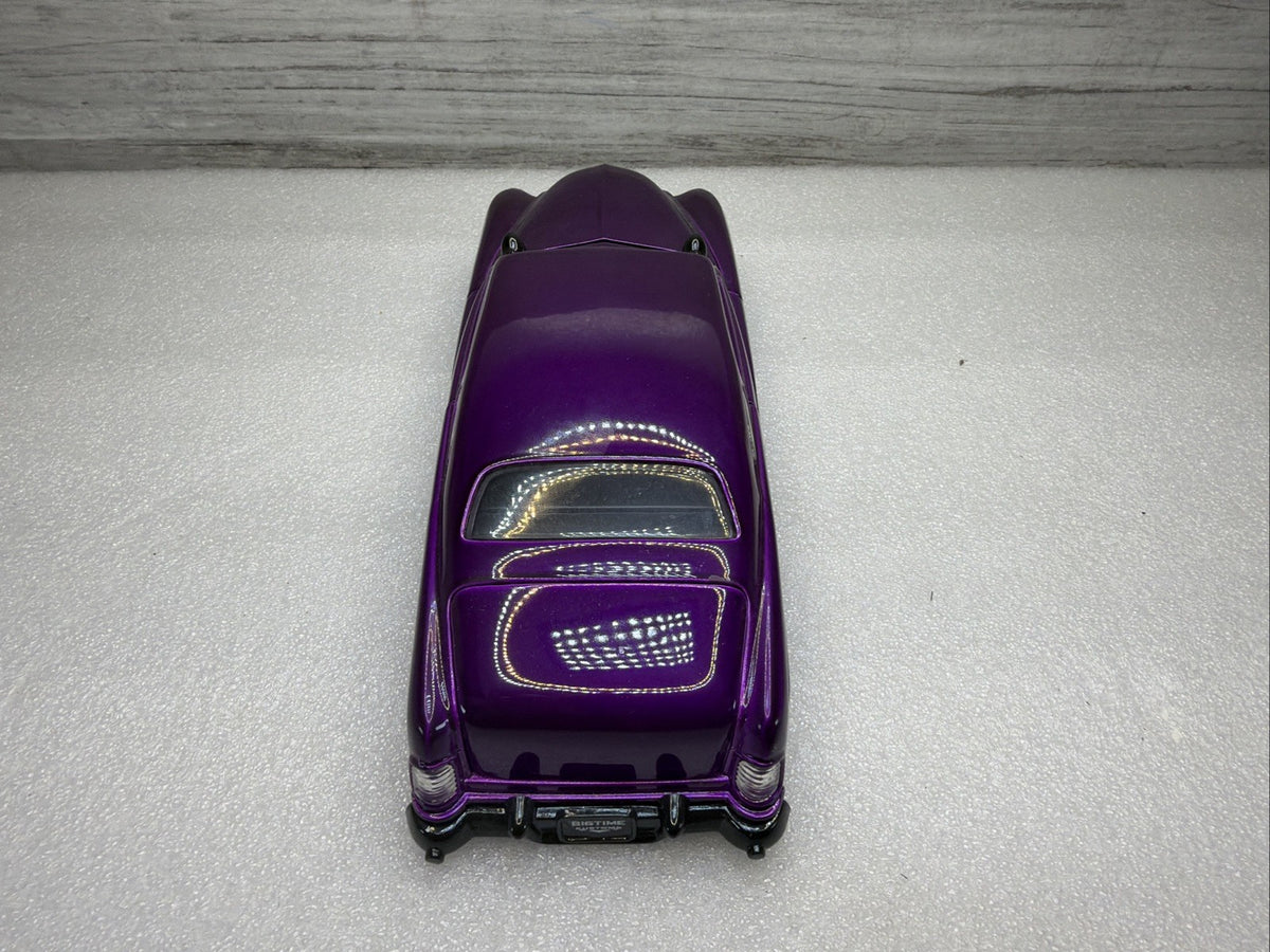 Jada Big Time Kustoms 1:24 Scale Purple 1951 Mercury Black Flames Nice No Box6