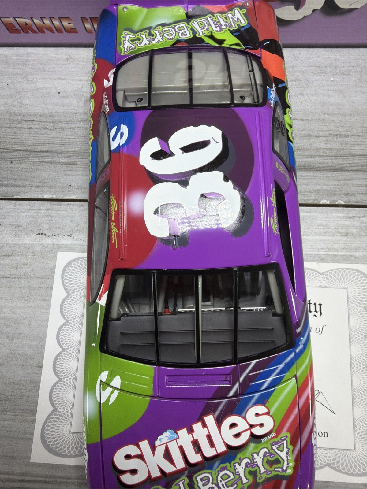 REVELL Ernie Irvan 1998 Wild Berry Skittles Pontiac 1/18 Scale 1 of 3120 New8