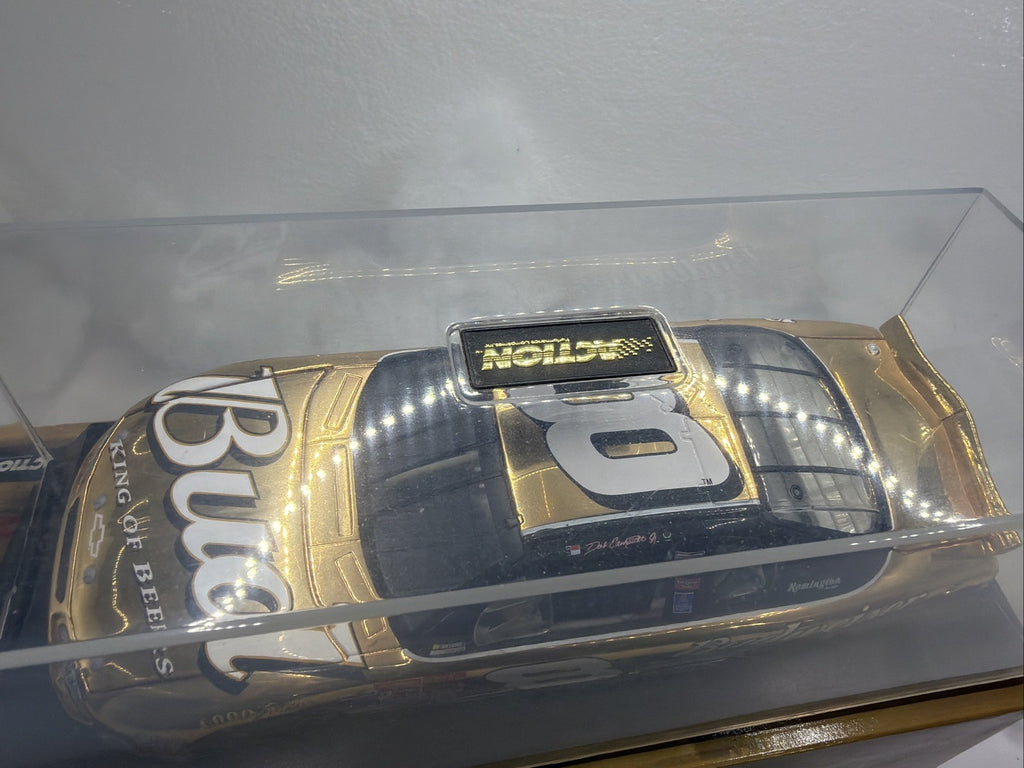 DALE EARNHARDT JR. #8 BUDWEISER 2001 24K GOLD 1/24 SCALE M.CARLO 1/2000 New6