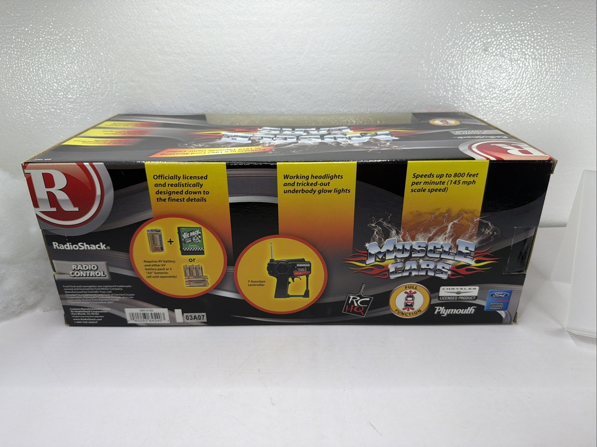 Radio Shack MUSCLE CARS Remote Control Ford 1967 Mustang 1:15 Scale Brand New7