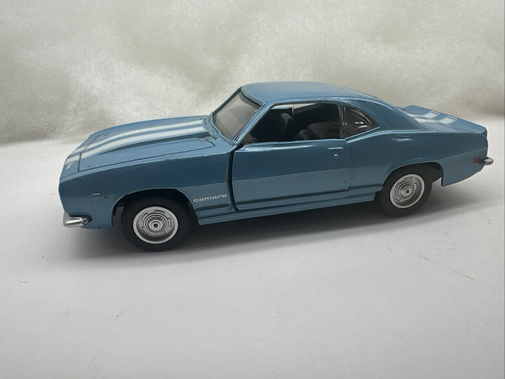 1999 New Ray 1:32 Scale Camaro 1969 Z28 Diecast Car Blue Used Speedy0