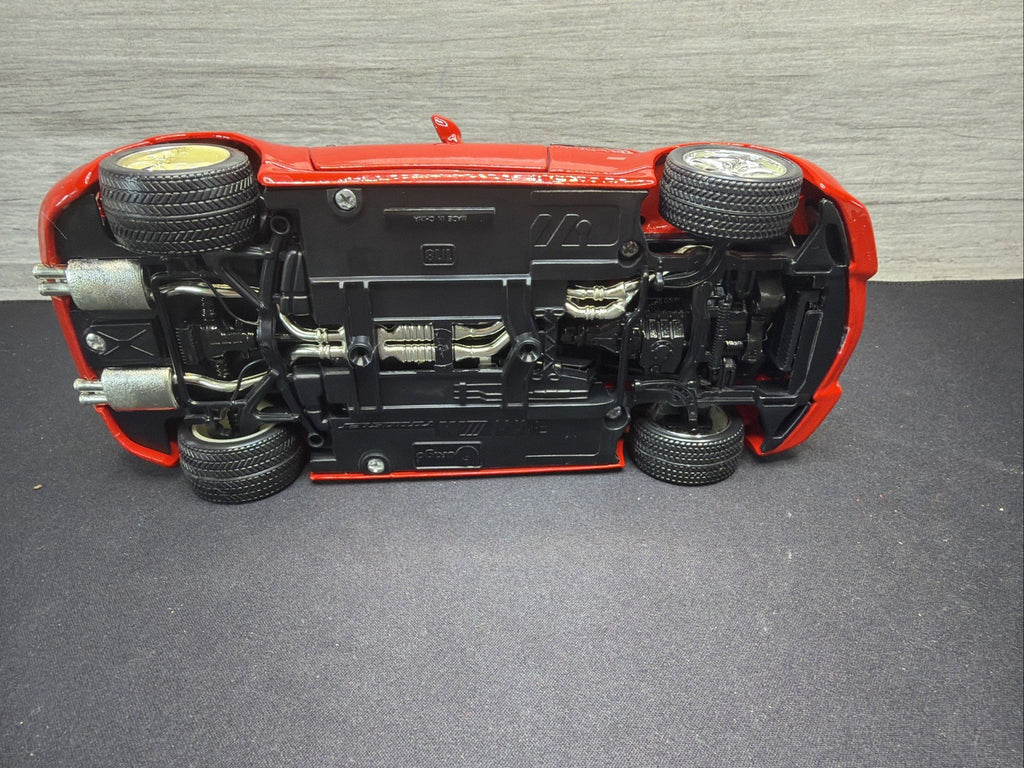 Bburago 1996 BMW M Roadster Convertible Red Scale 1:18 Made Italy No Box Read19